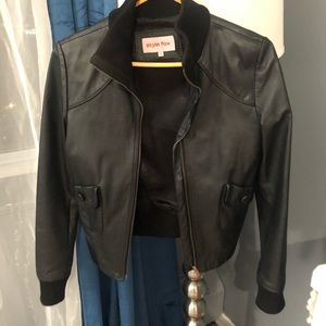 Faux leather jacket